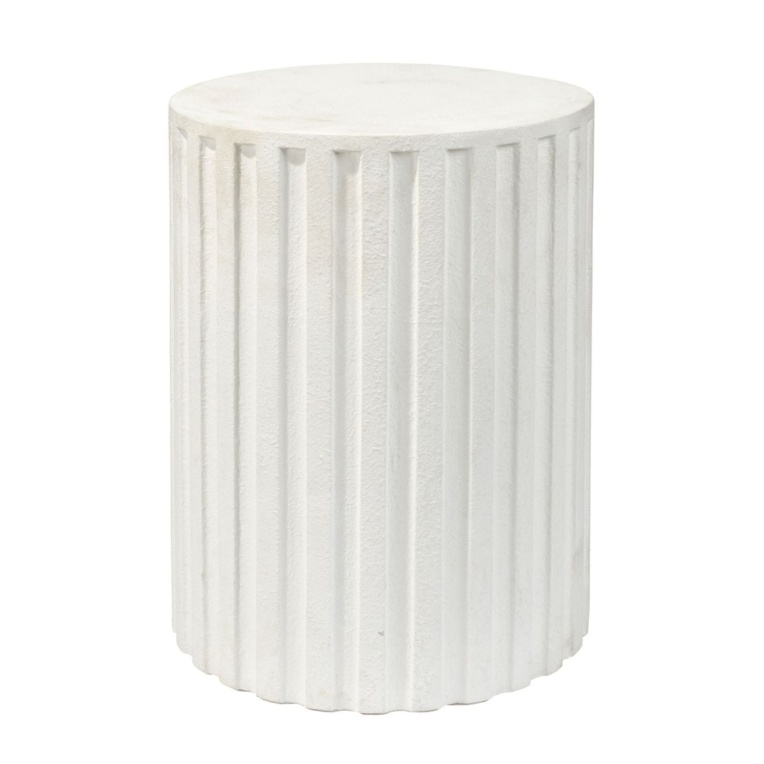 Fluted Column Side Table