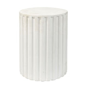 Fluted Column Side Table