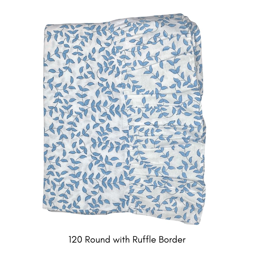 Blue Leaves - Tablecloth