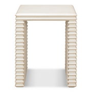 Stacked Side Table - Antique White
