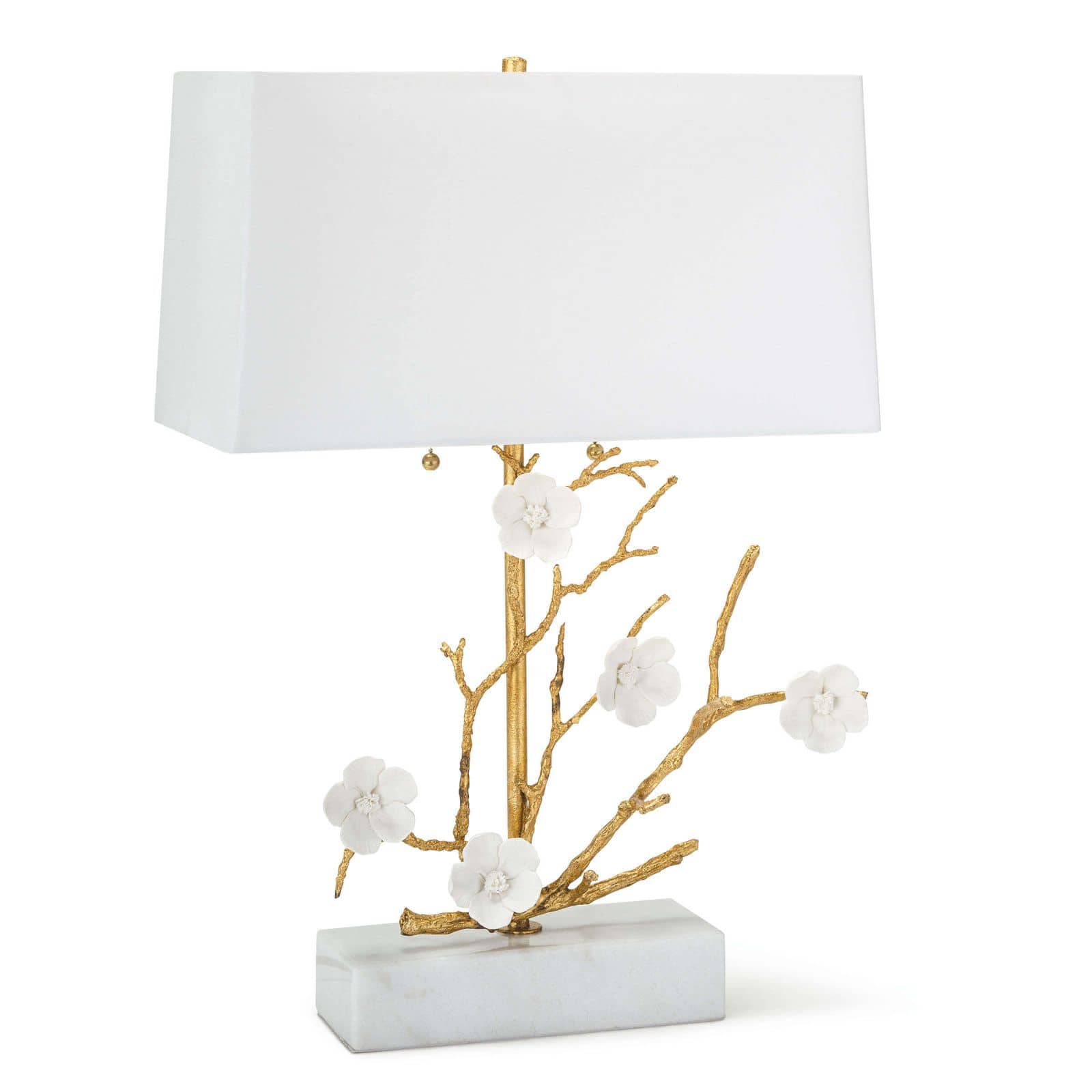 Cherise Horizontal Table Lamp (Gold)