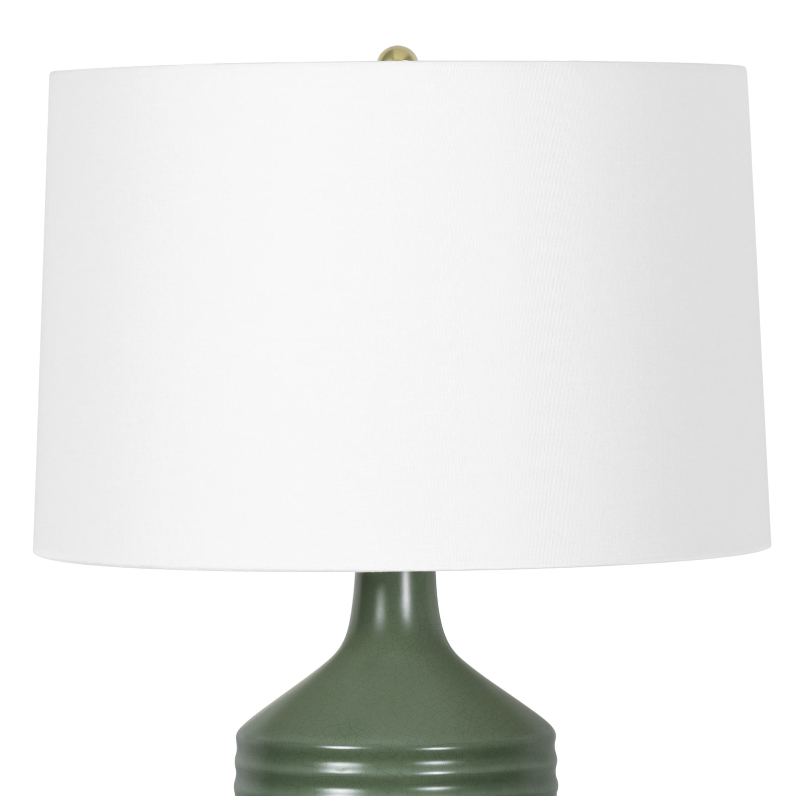 Temperance Ceramic Table Lamp (Olive)