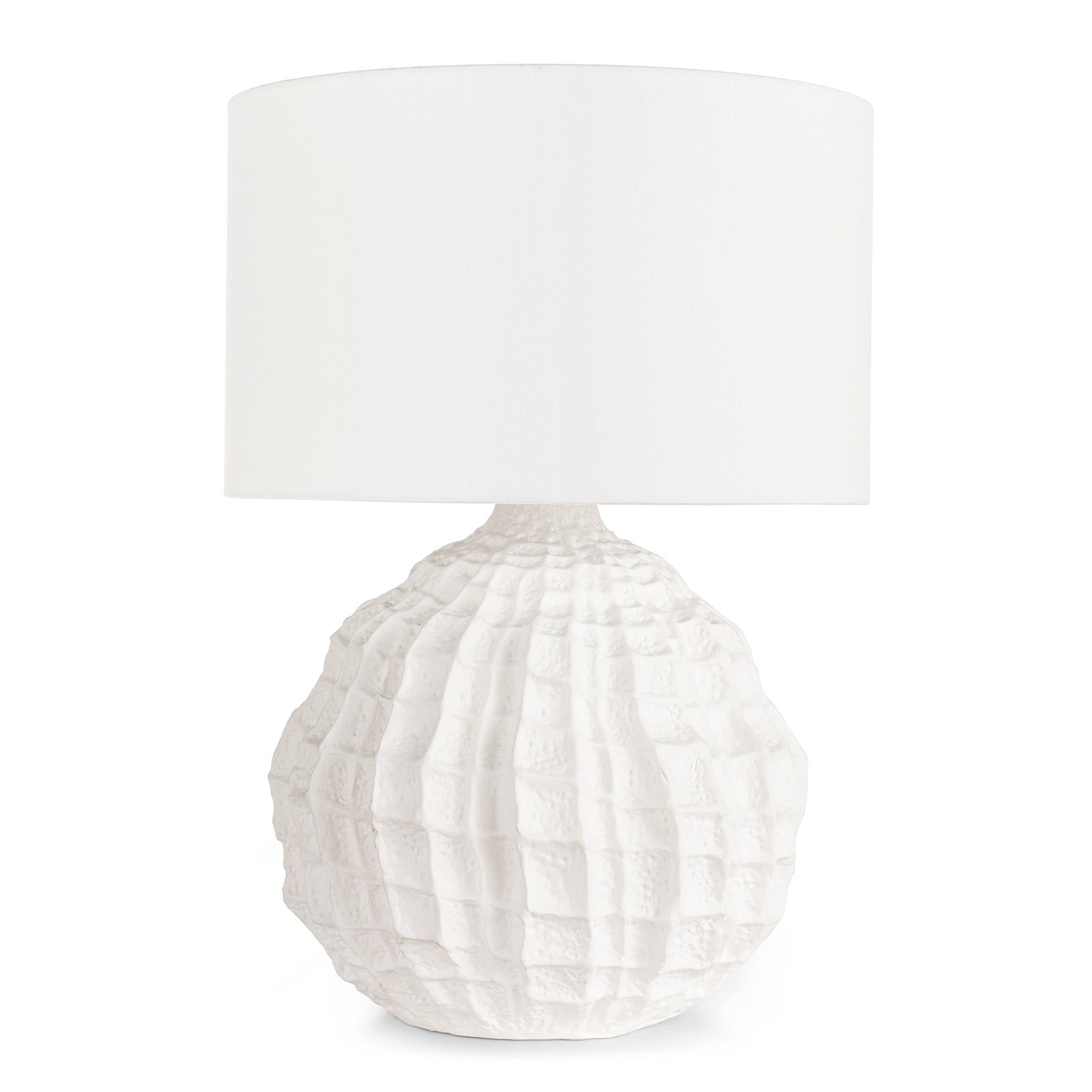 Caspian Ceramic Table Lamp (White) Large