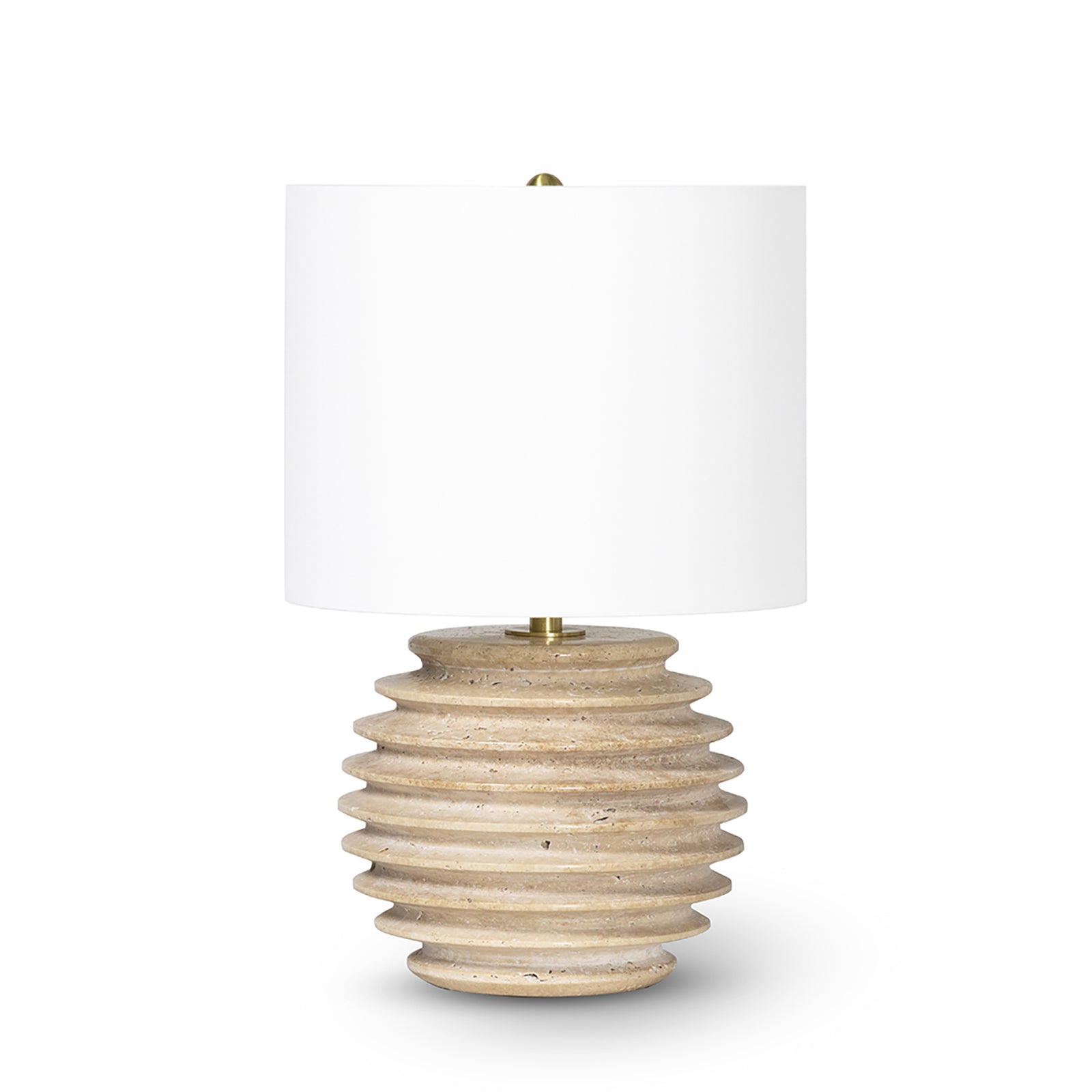 Thea Travertine Mini Lamp (Natural)