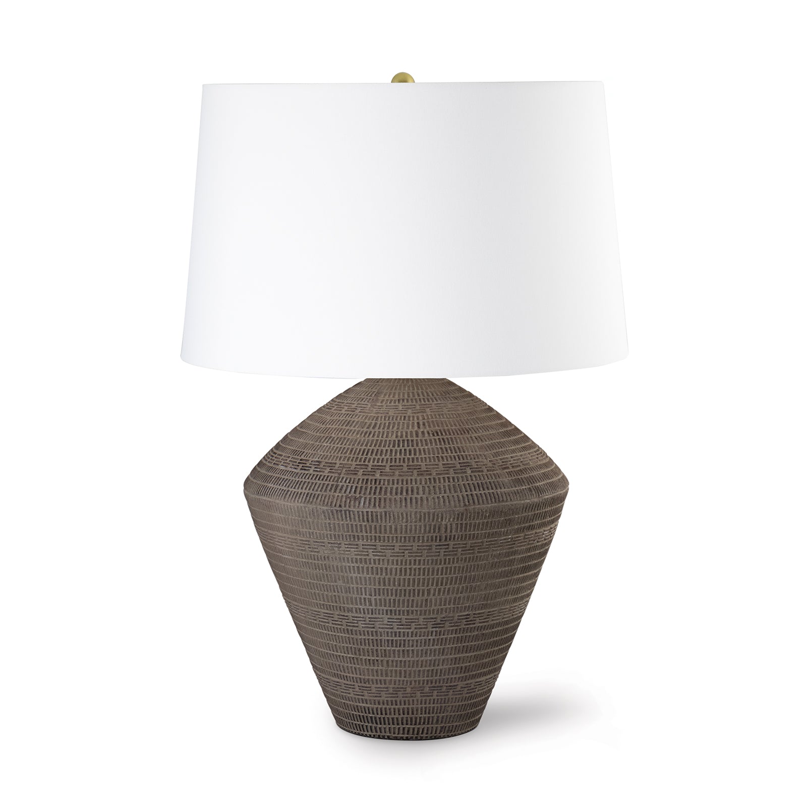 Soren Ceramic Table Lamp (Brown)