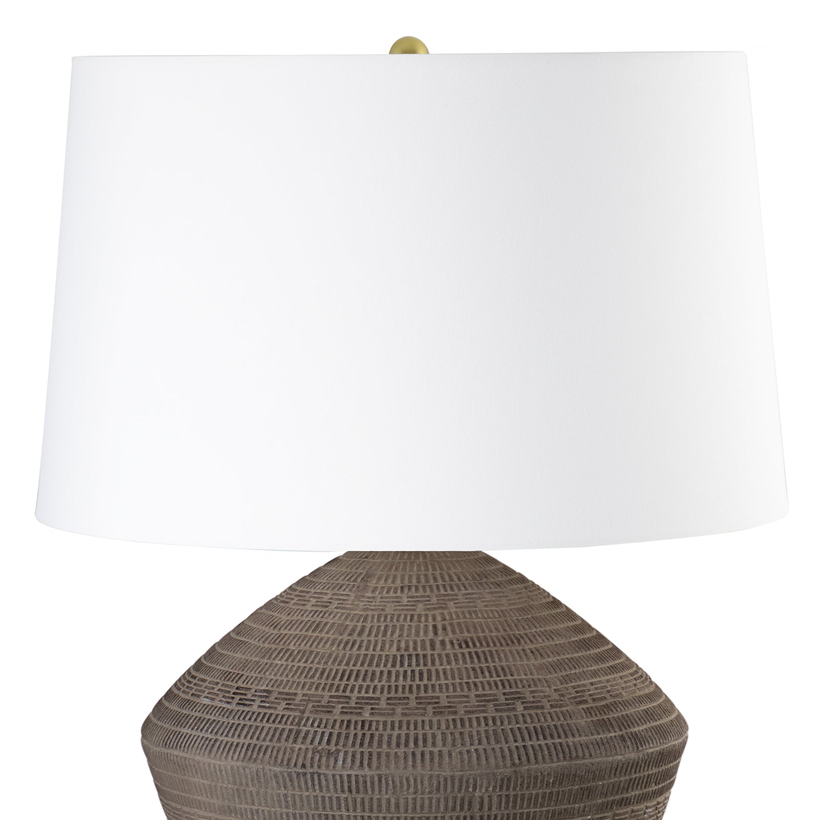 Soren Ceramic Table Lamp (Brown)