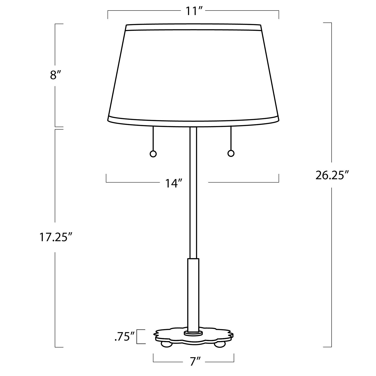 Southern Living Daisy Table Lamp