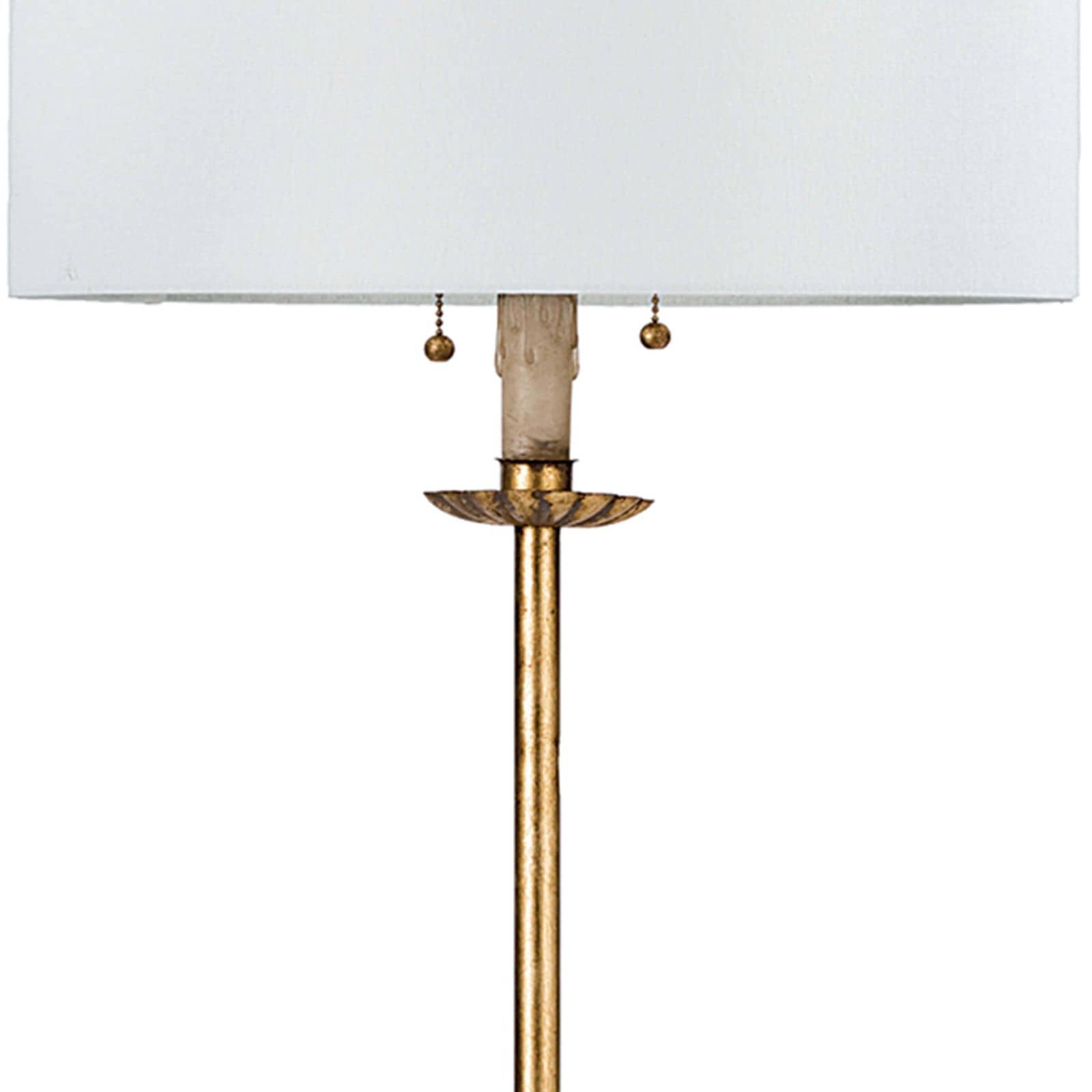 Clove Stem Floor Lamp (Antique Gold Leaf)