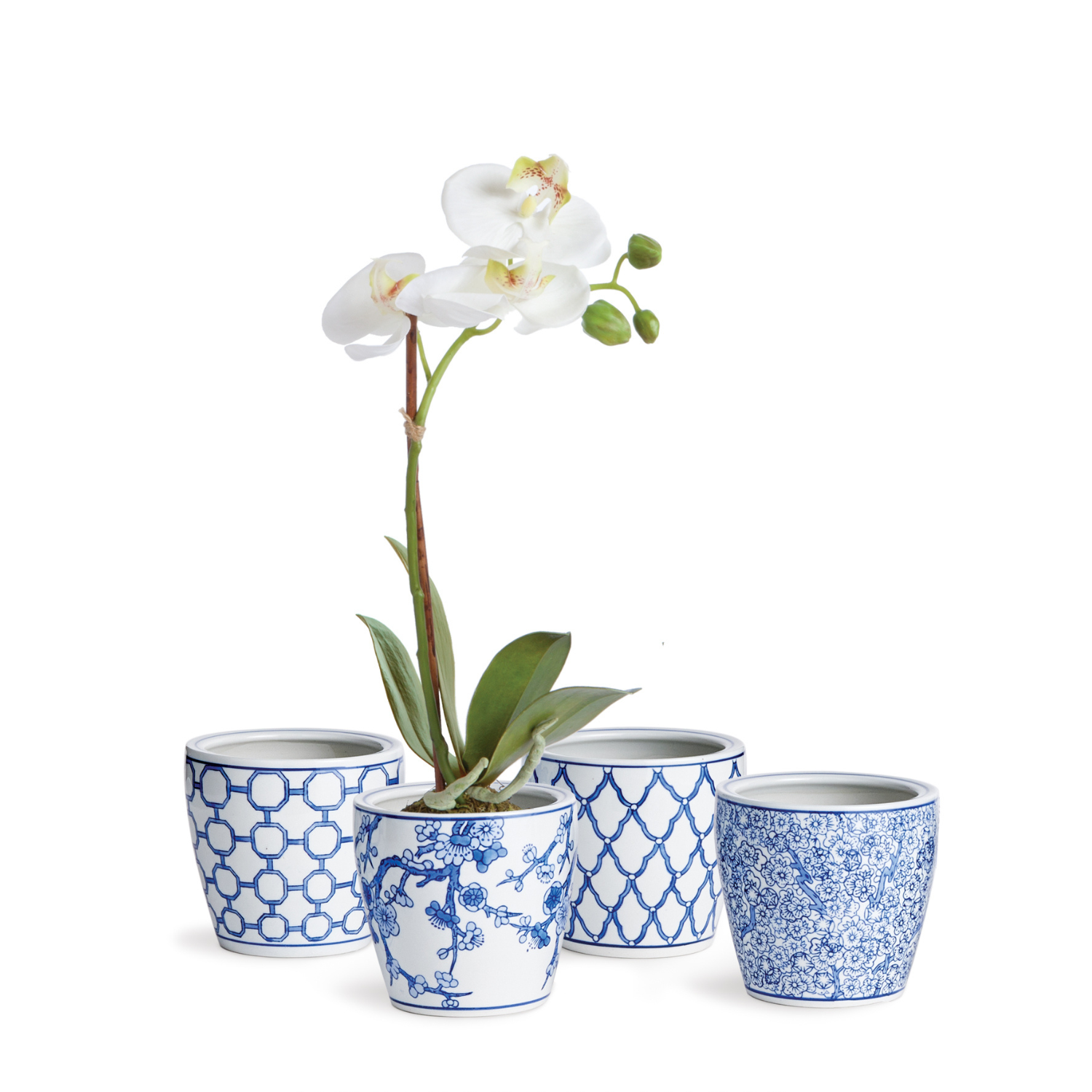 Farrow Dynasty Midi Pots, Set of 4