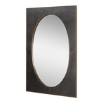 Francis Mirror, Shagreen, Antique Grey