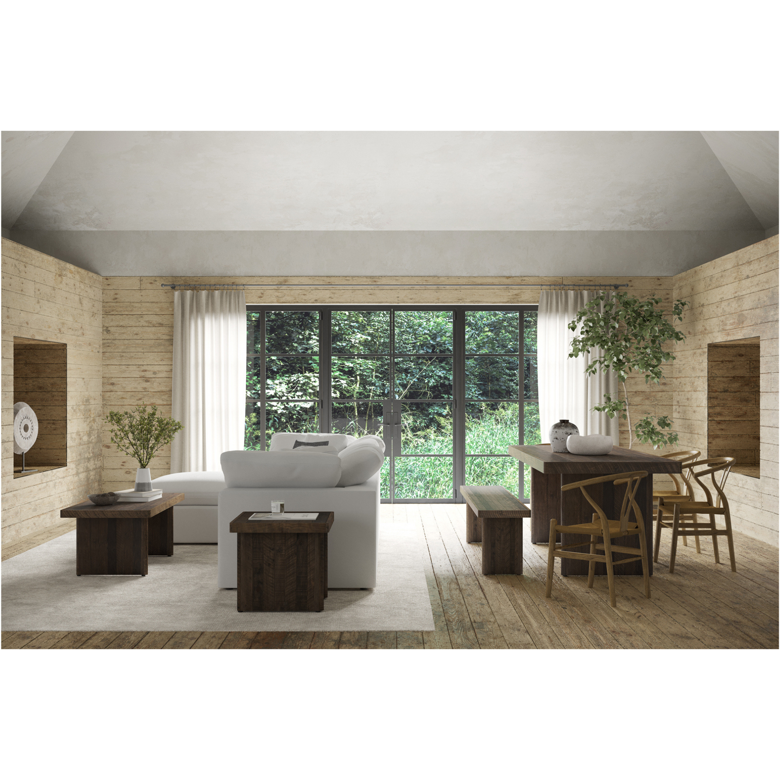 Salina End Table Light Grey