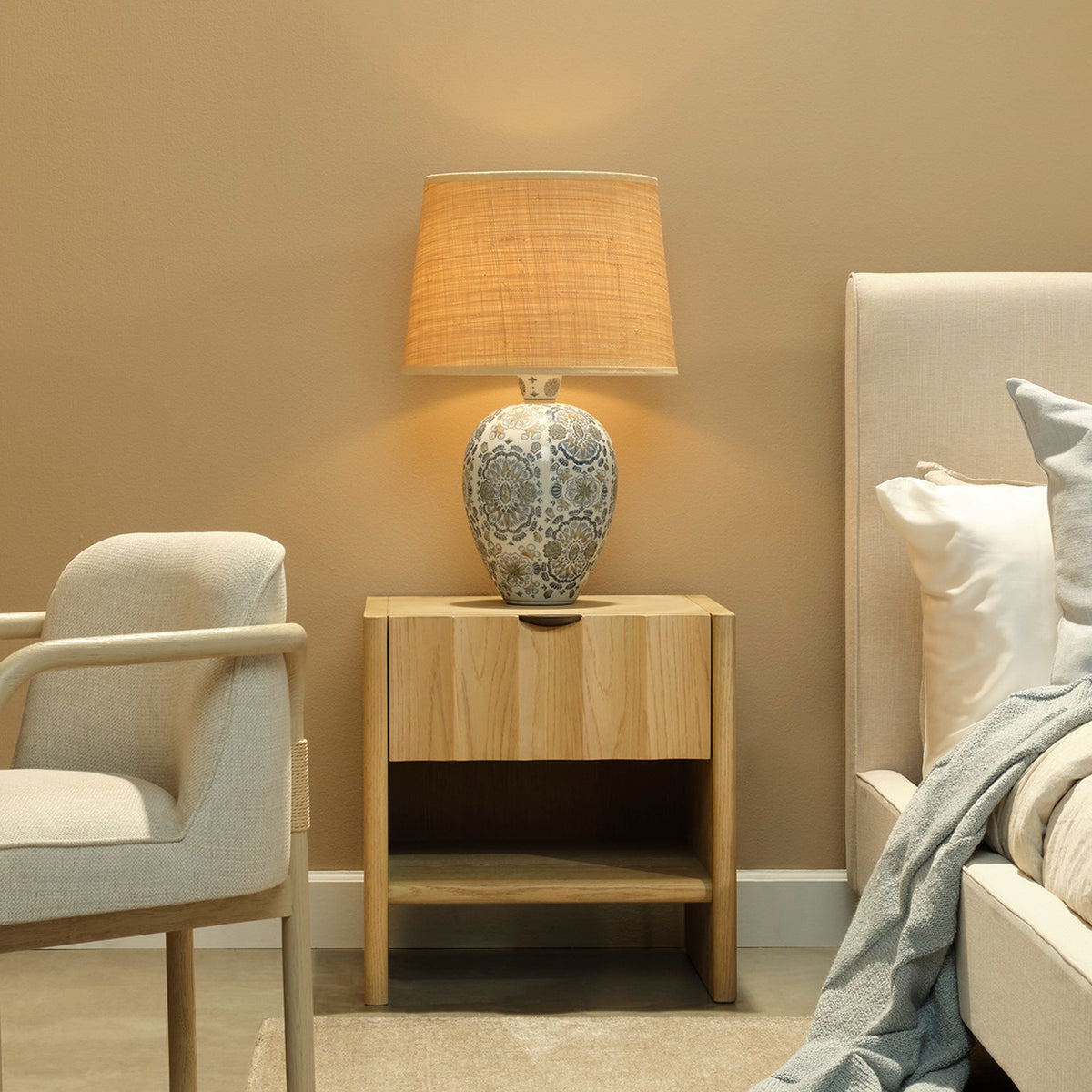 Finley Small Fluted Nightstand