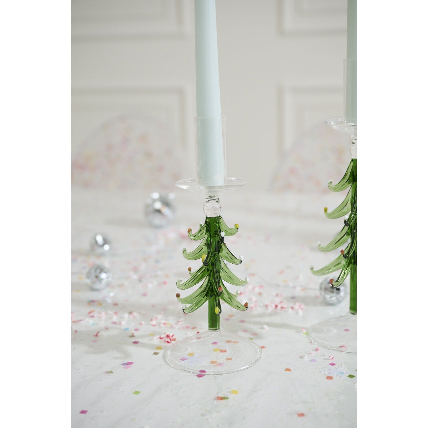 Fir Tree Candleholder - Set of 2