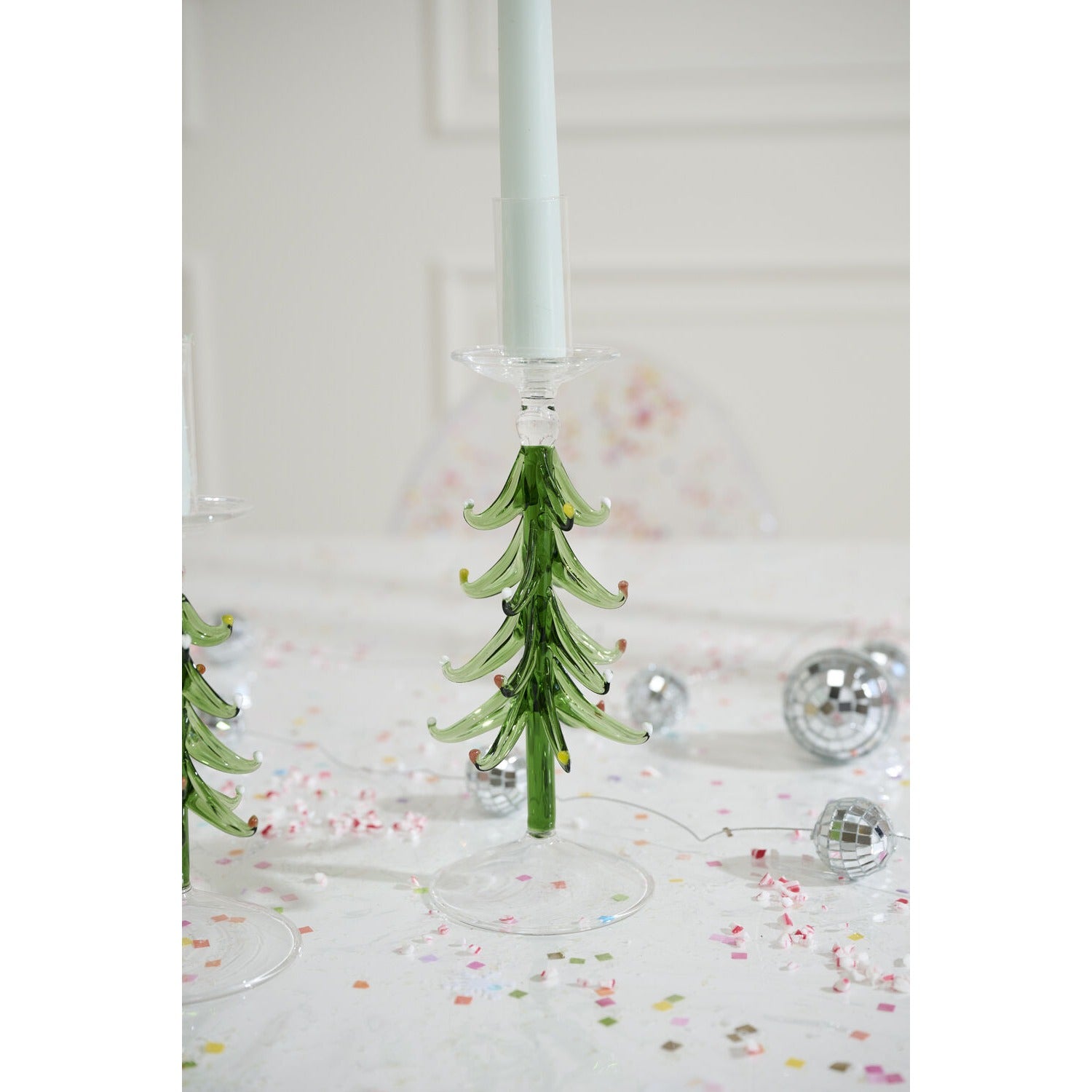 Fir Tree Candleholder - Set of 2