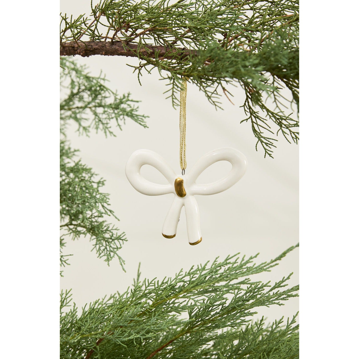 Luella Bow Ornament - Set of 6