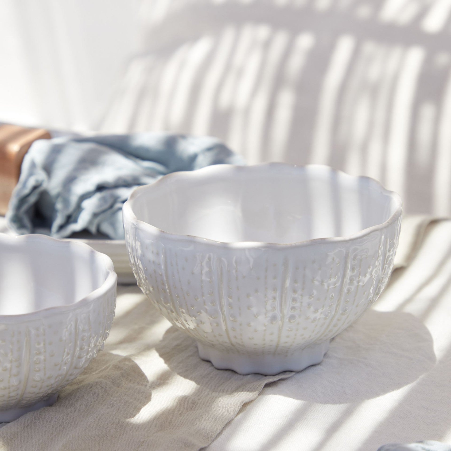 Aparte Soup/Cereal Shell Bowl 6",  Set of 6