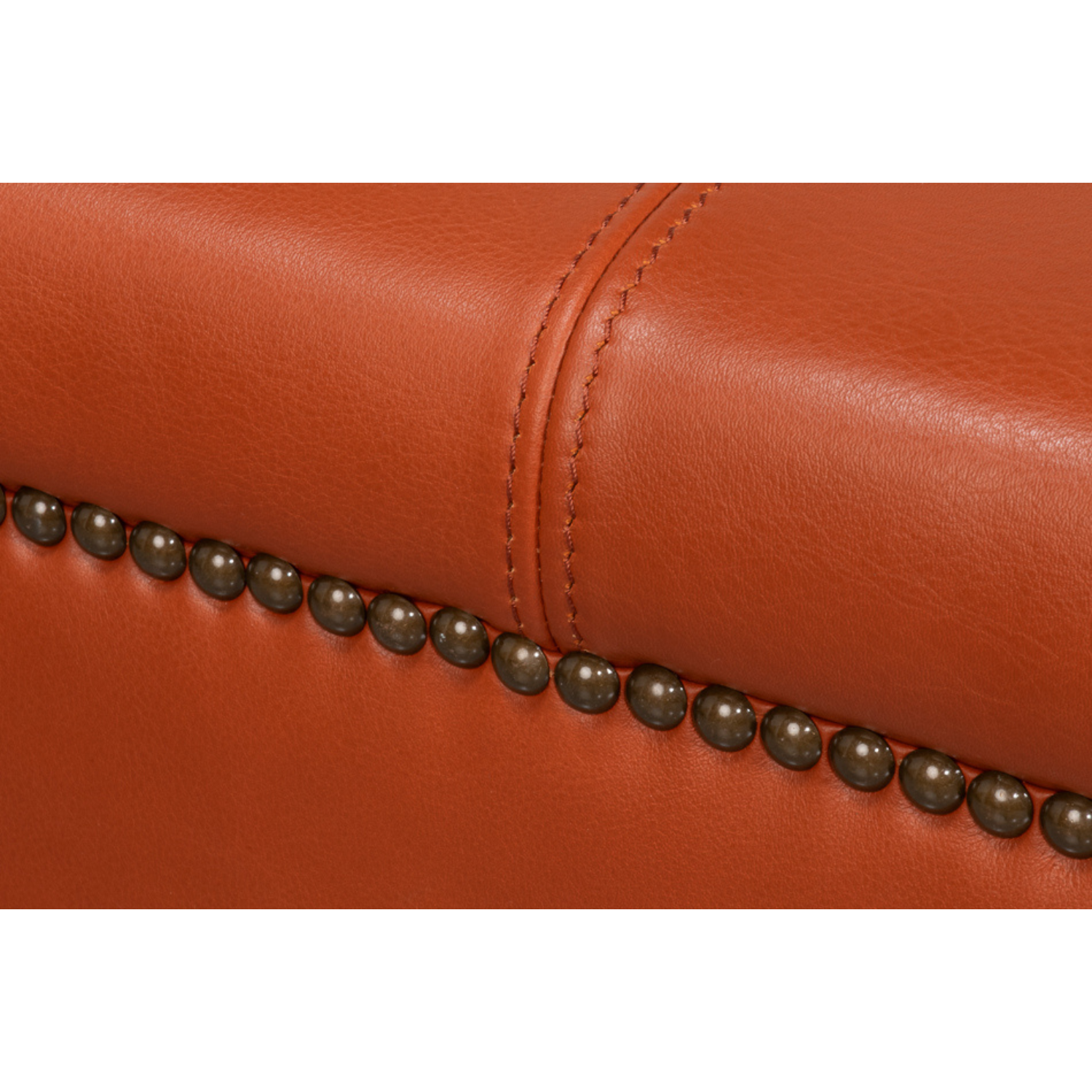 Streetman Cocktail Ottoman  Hermes Brown