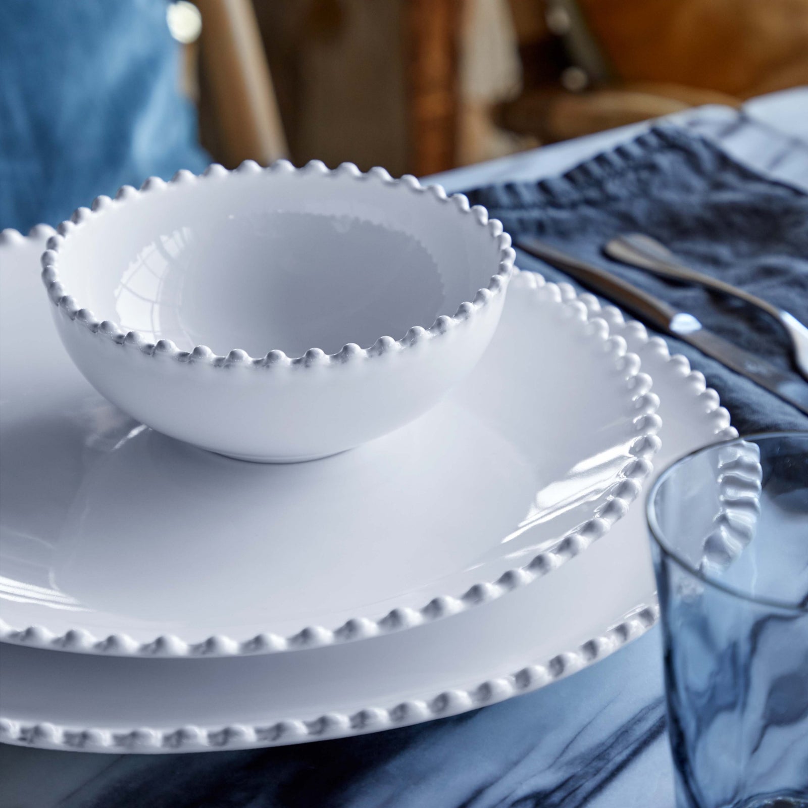 Pearl Charger/Platter Plate 13" Set of 6