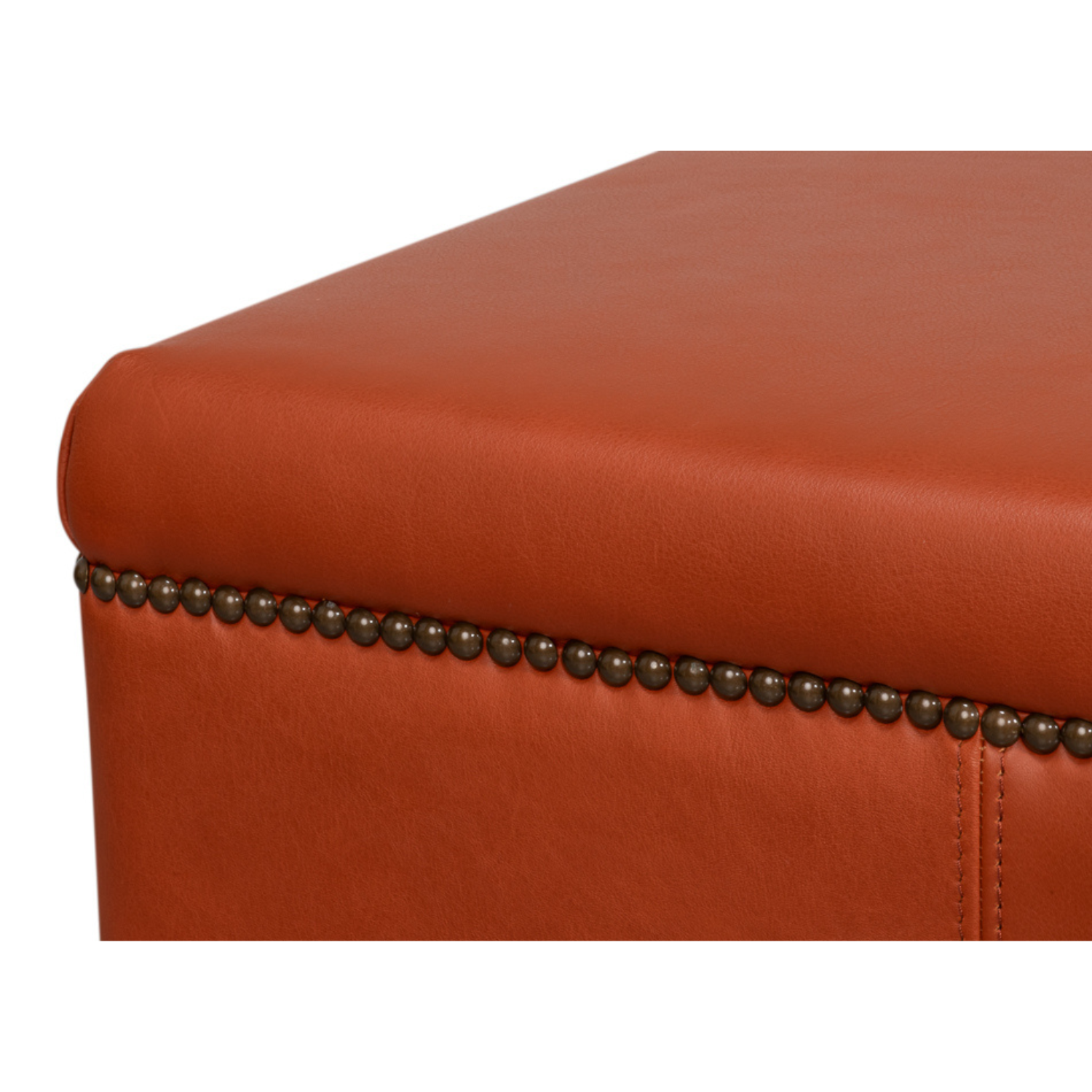 Streetman Cocktail Ottoman  Hermes Brown