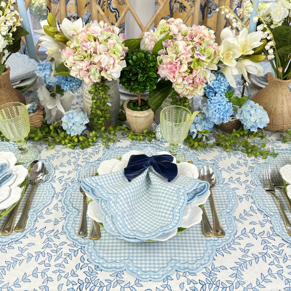 Bettina Napkin - Blue Gingham (Set of 4)