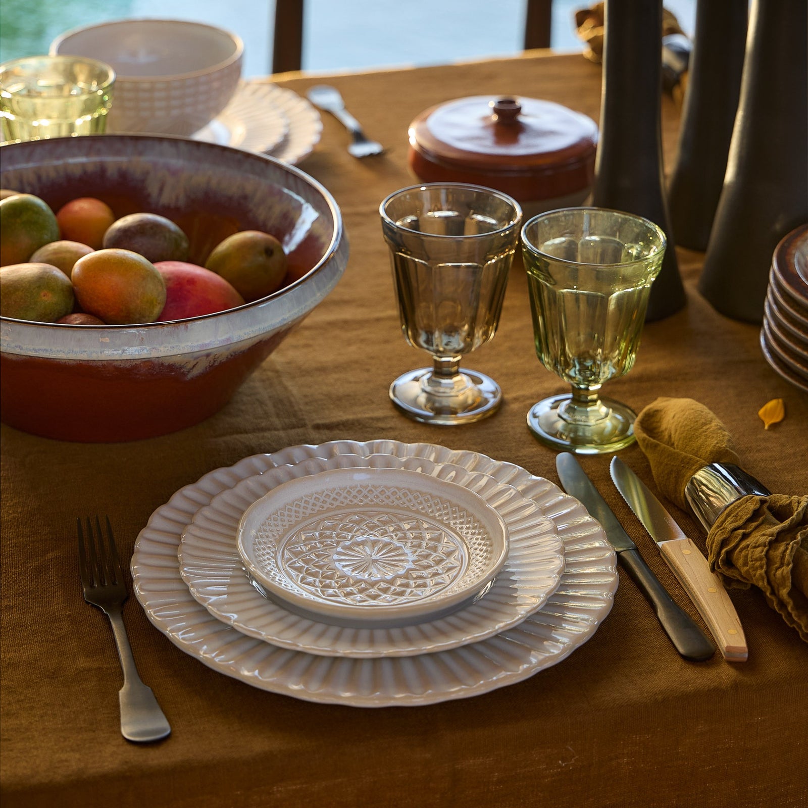 Cristal Bread/Appetizer Plate 6" Set of 6