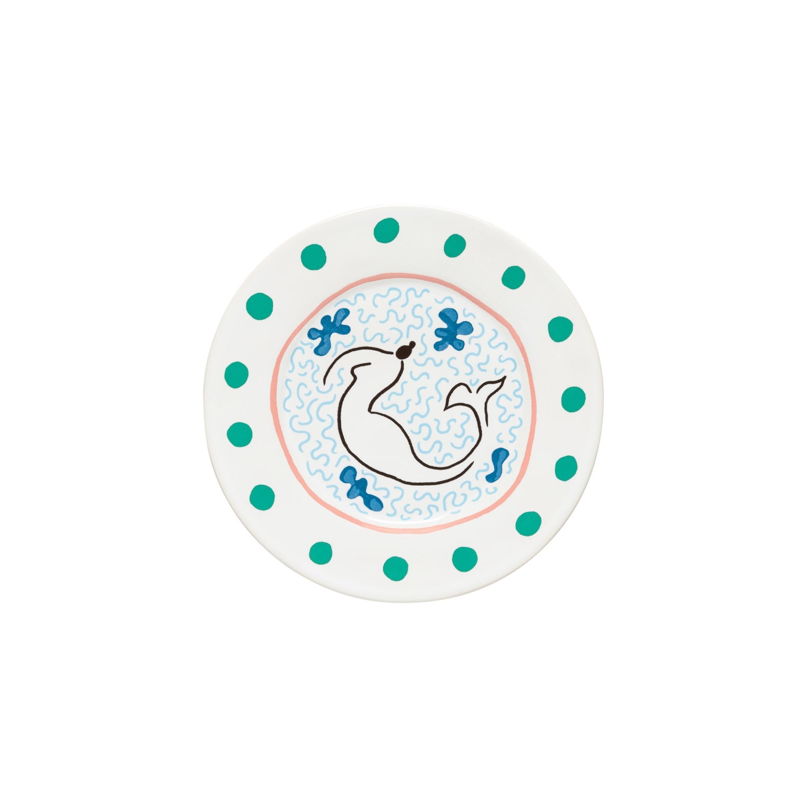 Summer Bliss Salad/Dessert Plate Mermaid 9" Set of 6