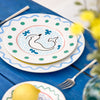 Summer Bliss Salad/Dessert Plate Mermaid 9" Set of 6