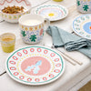 Summer Bliss Salad/Dessert Plate Guppy 9" Set o 6