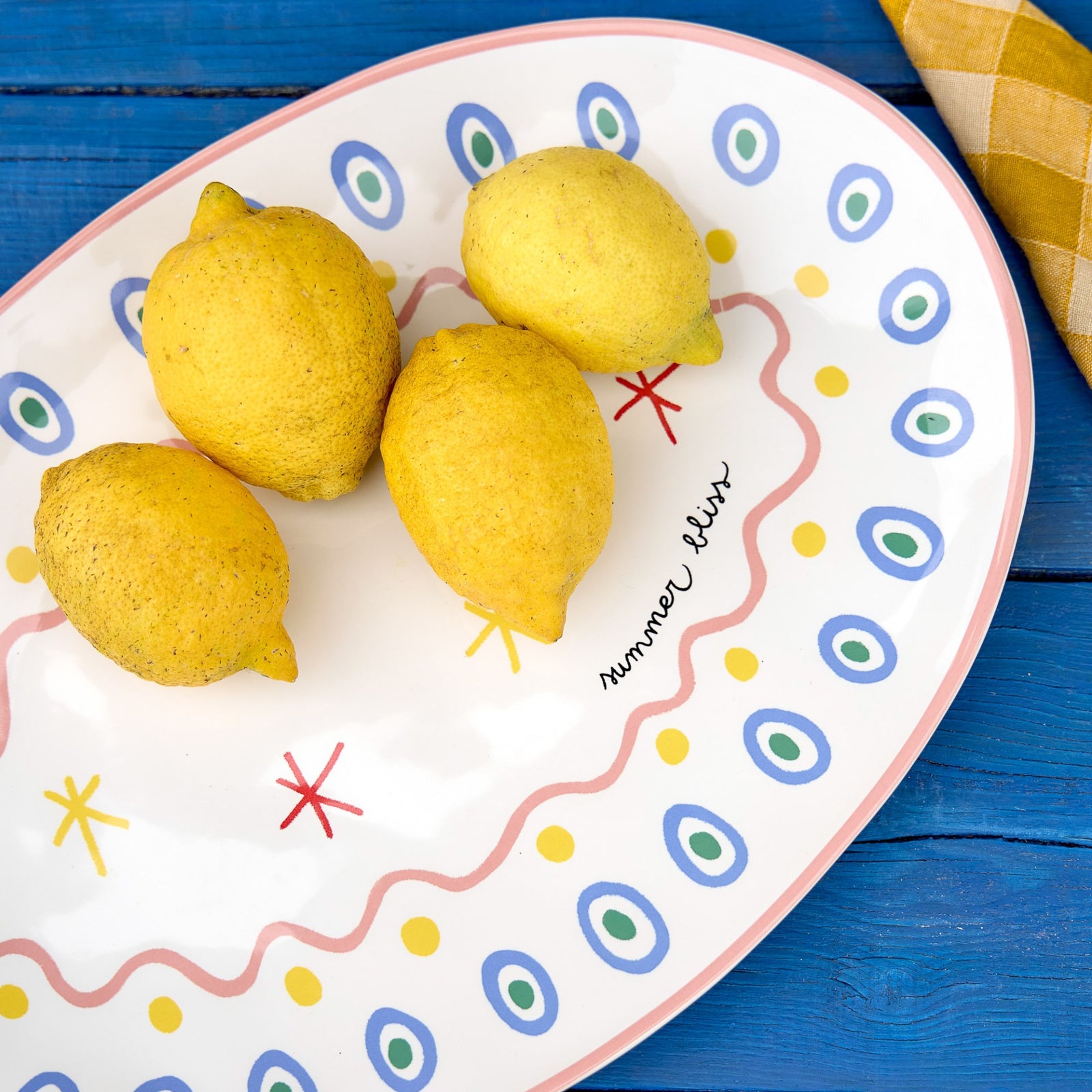 Summer Bliss Oval Platter 18"