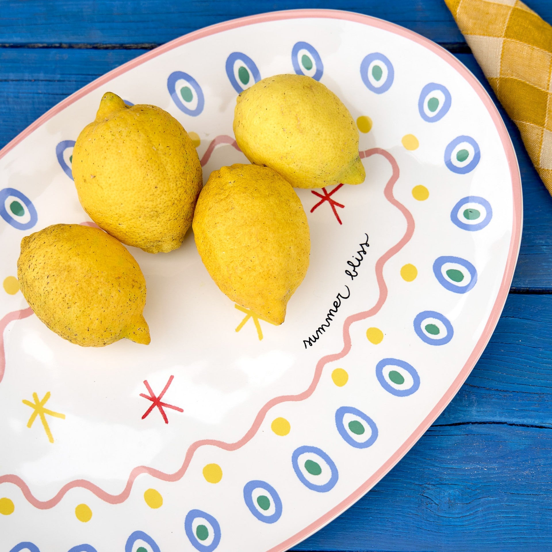 Summer Bliss Oval Platter 18"