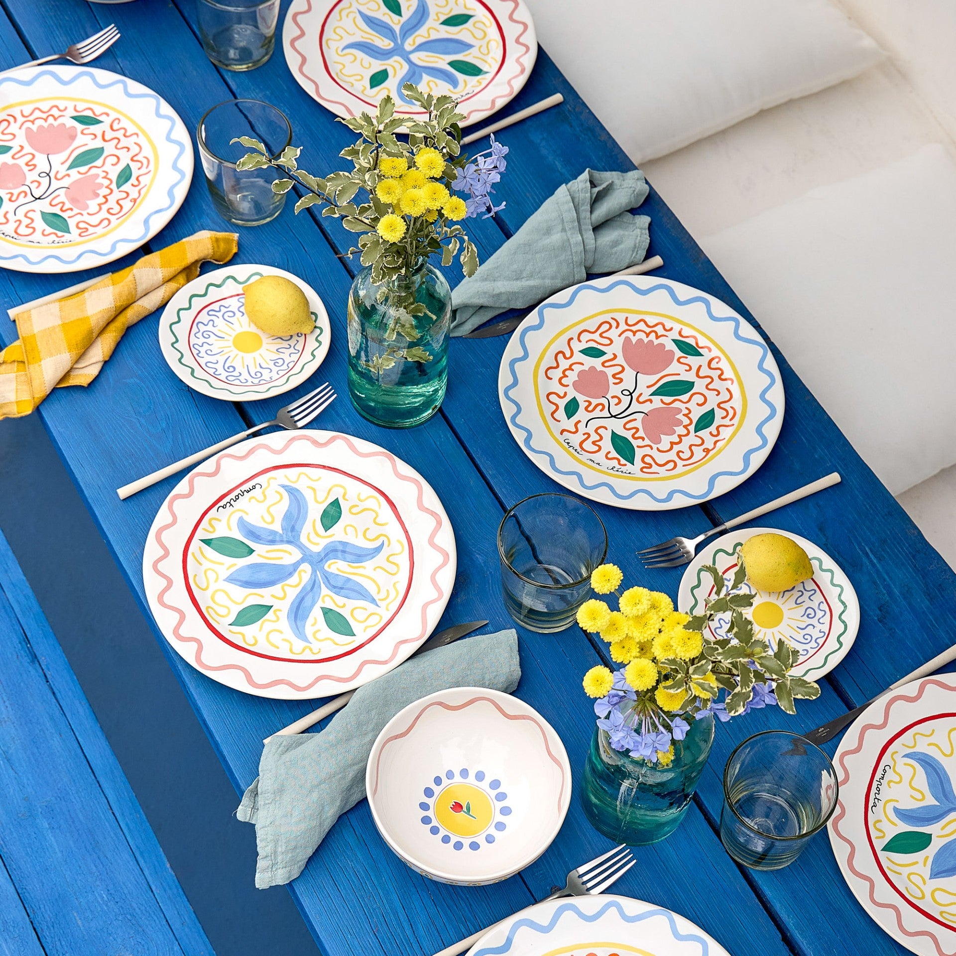 Summer Bliss Dinner Plate Comporta 11" Set of 6