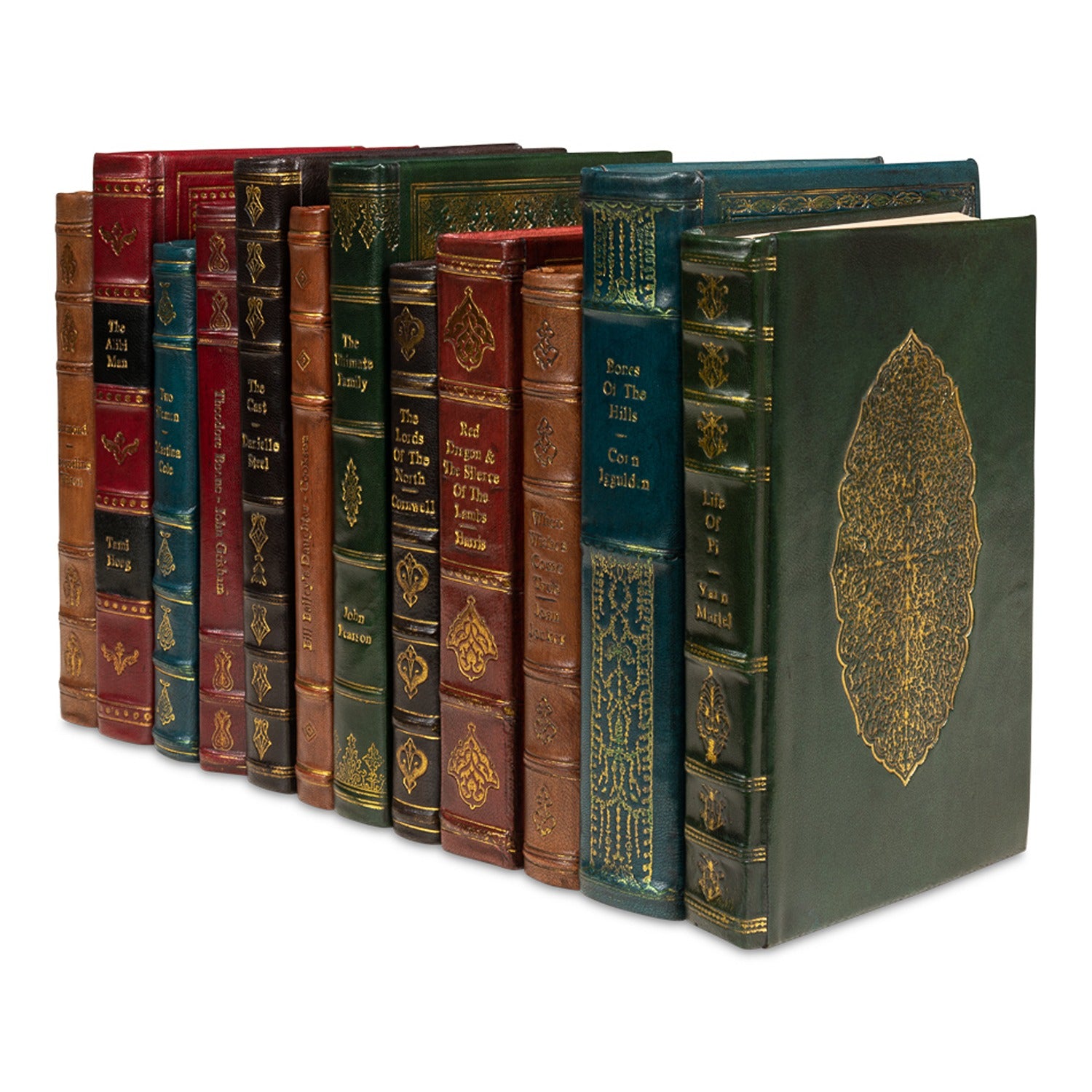 Rebound Leather Books, Assorted, Set/12