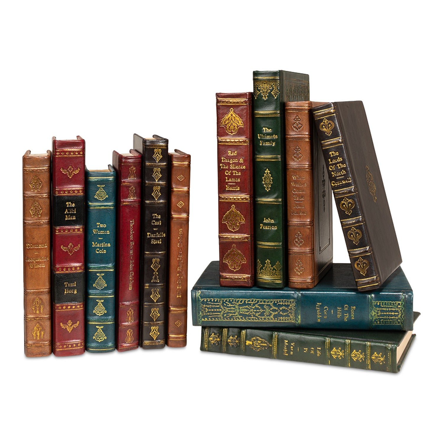 Rebound Leather Books, Assorted, Set/12