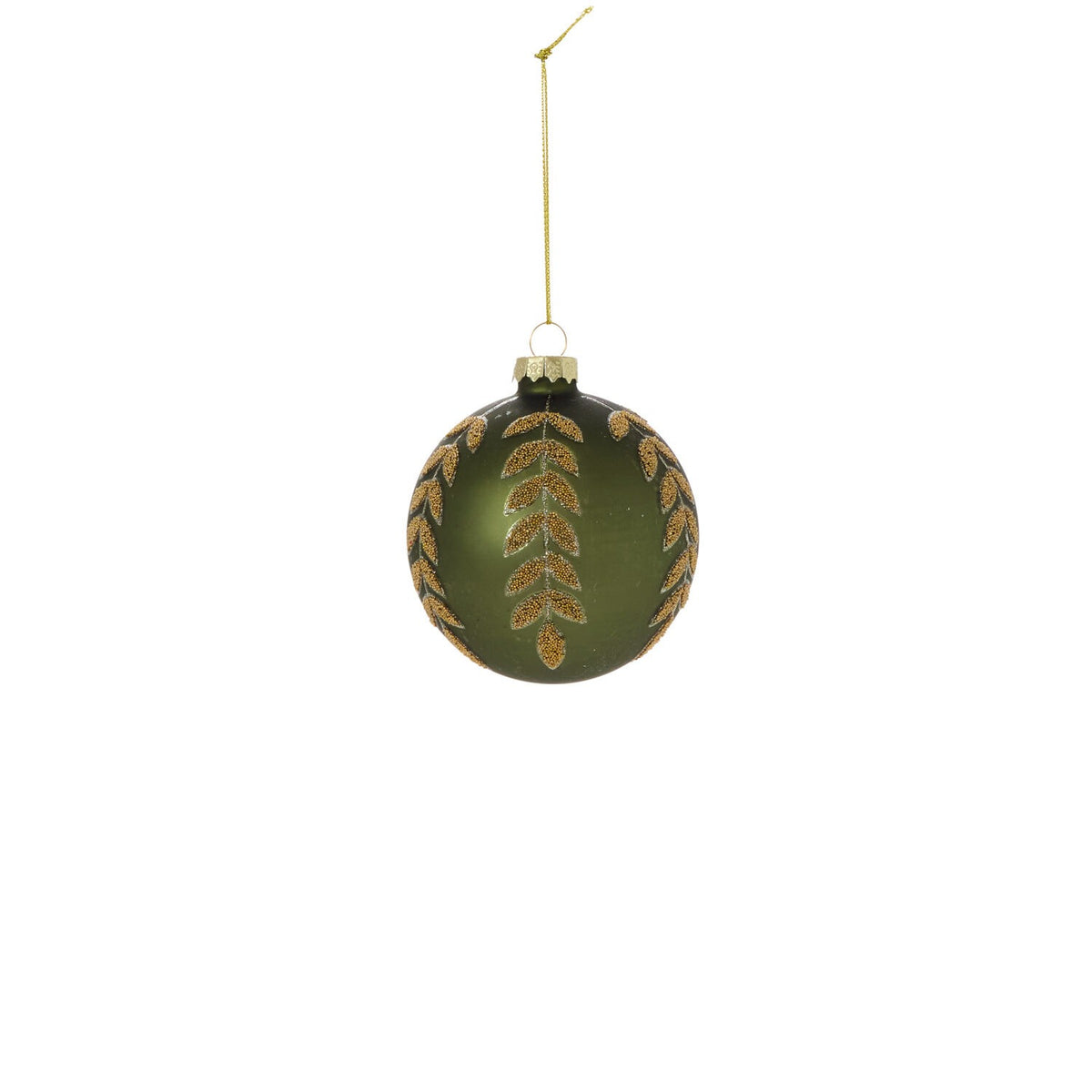 Beaded Leaf Ornament