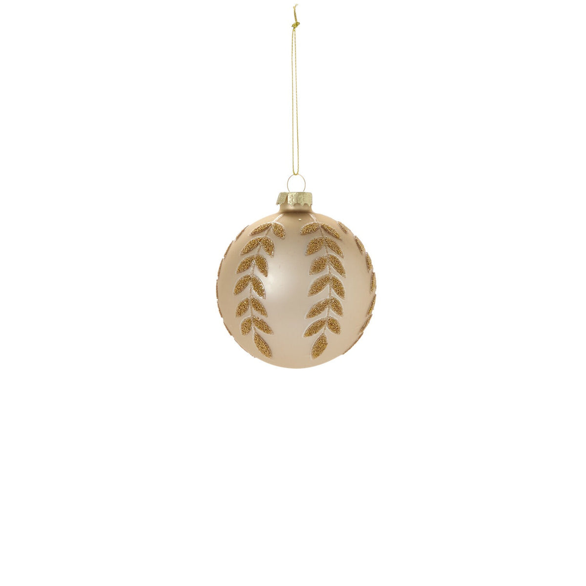 Beaded Leaf Ornament