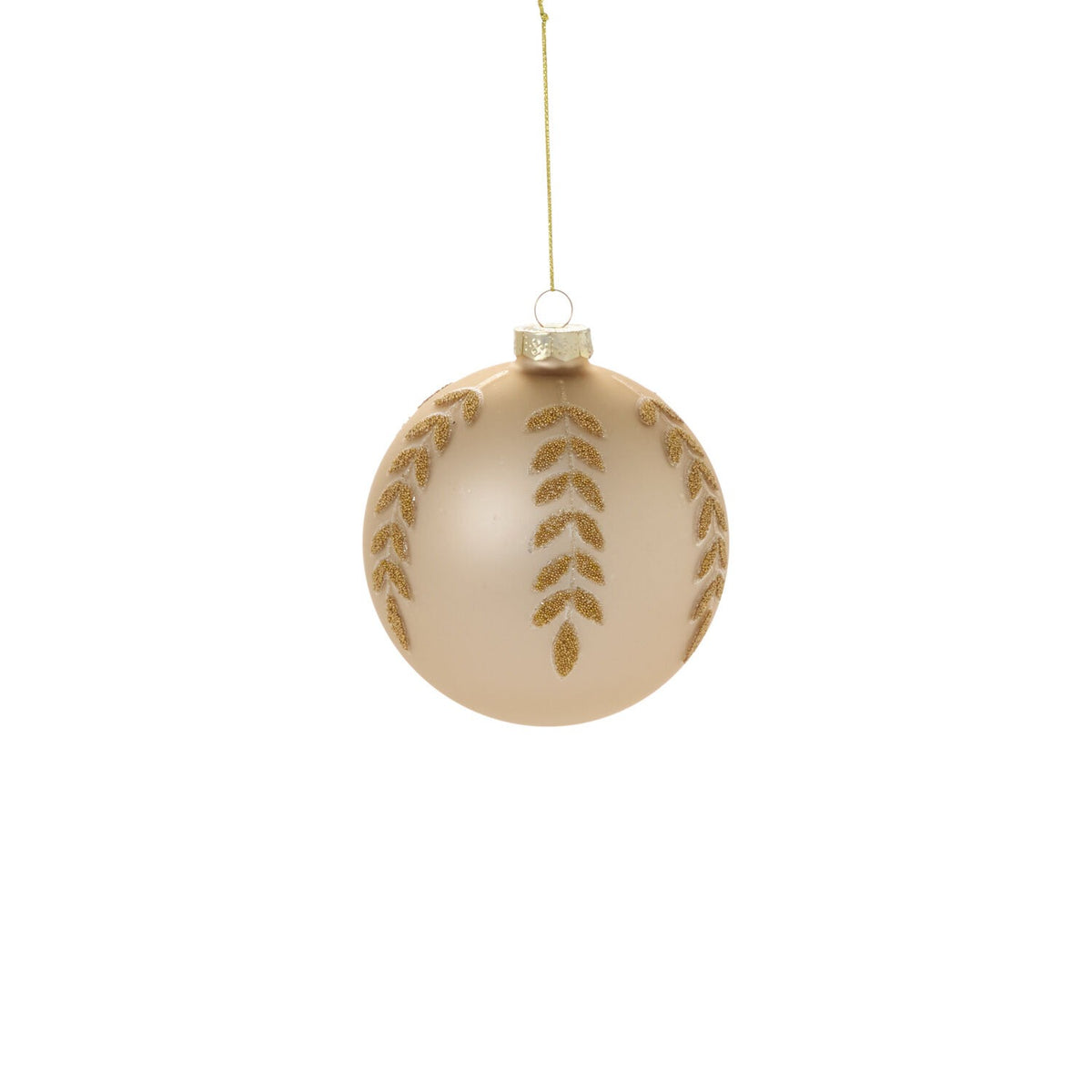 Beaded Leaf Ornament