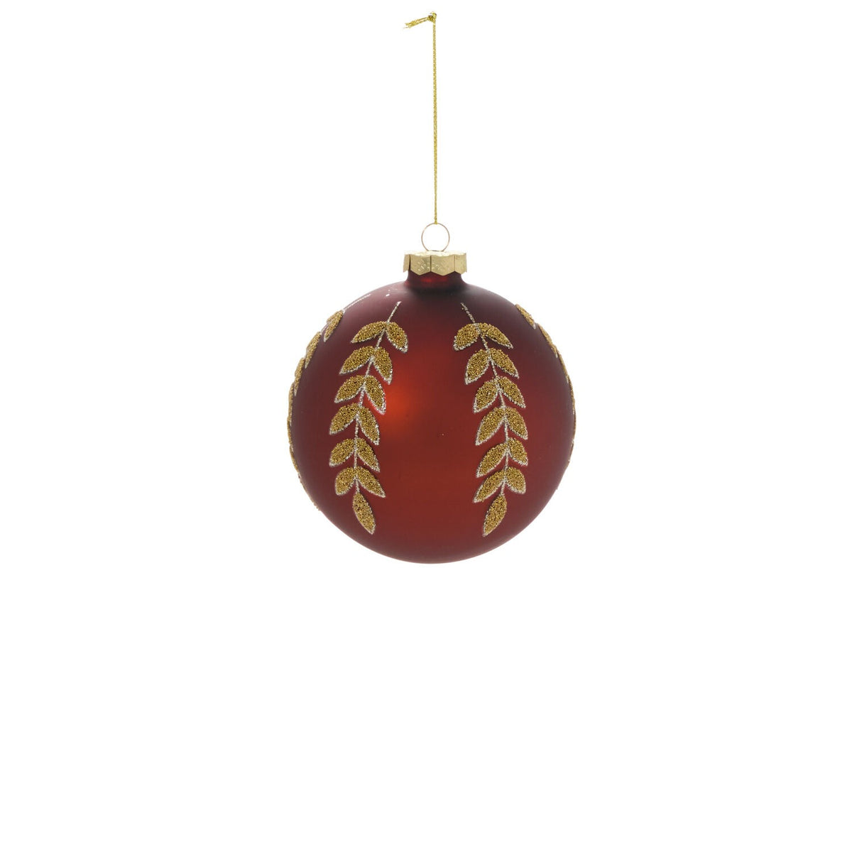 Beaded Leaf Ornament
