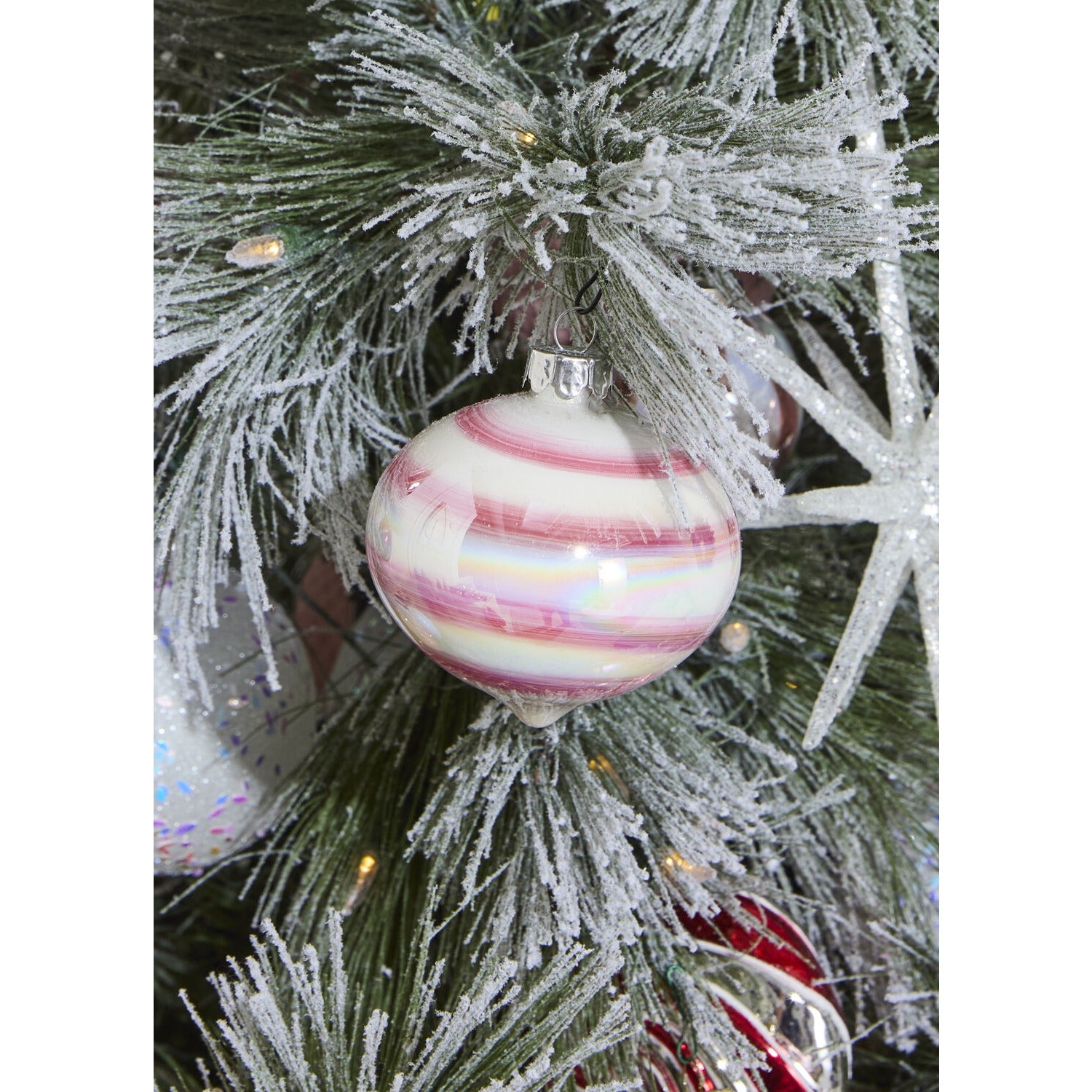 Candy Swirl Ornament - Set of 6