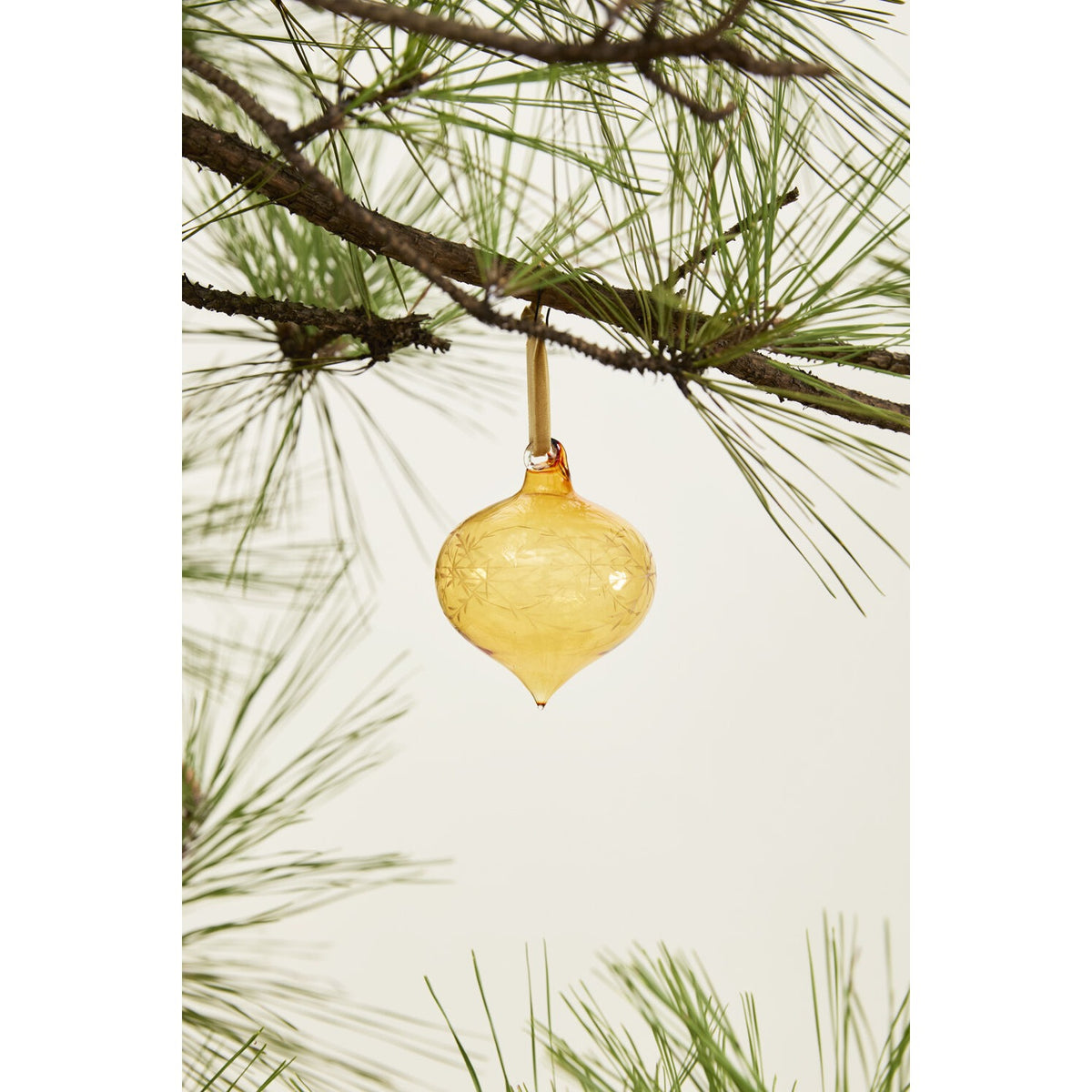 Etched Bauble Ornament - Set of 6