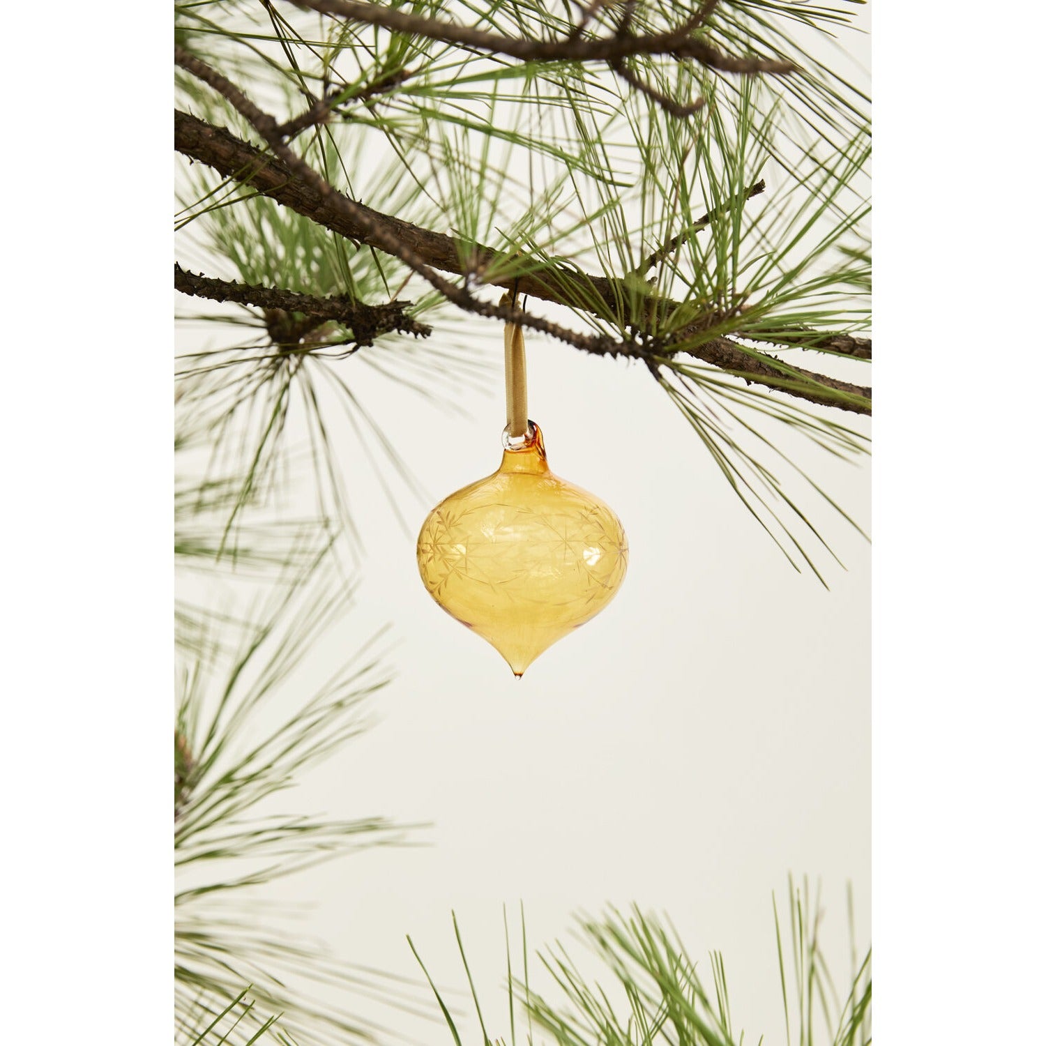 Etched Bauble Ornament - Set of 6