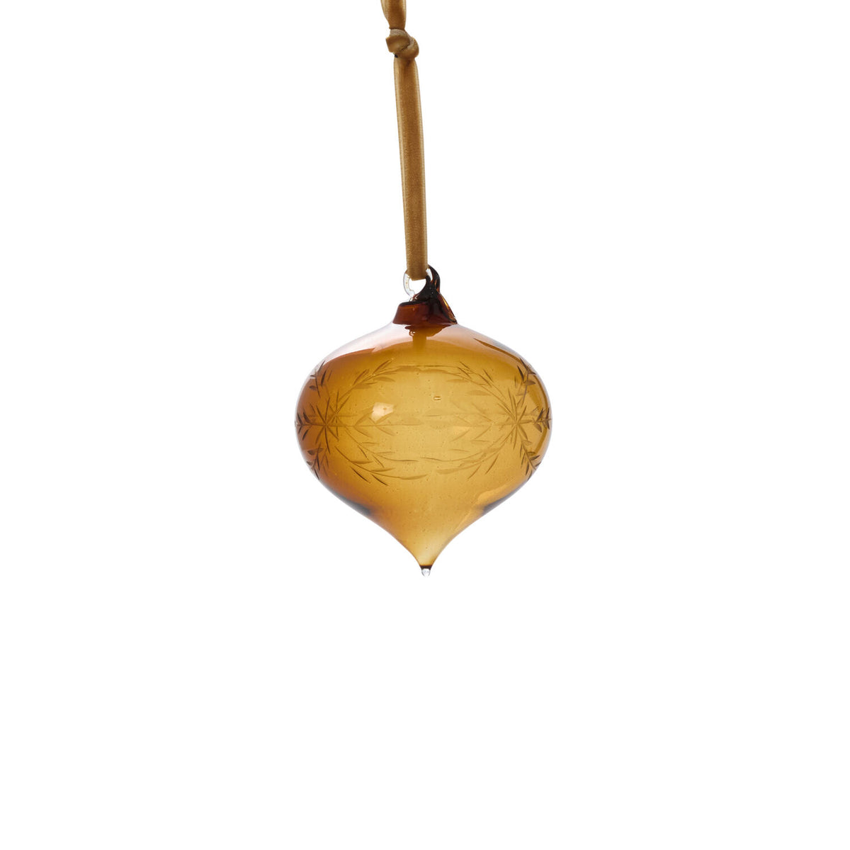 Etched Bauble Ornament - Set of 6