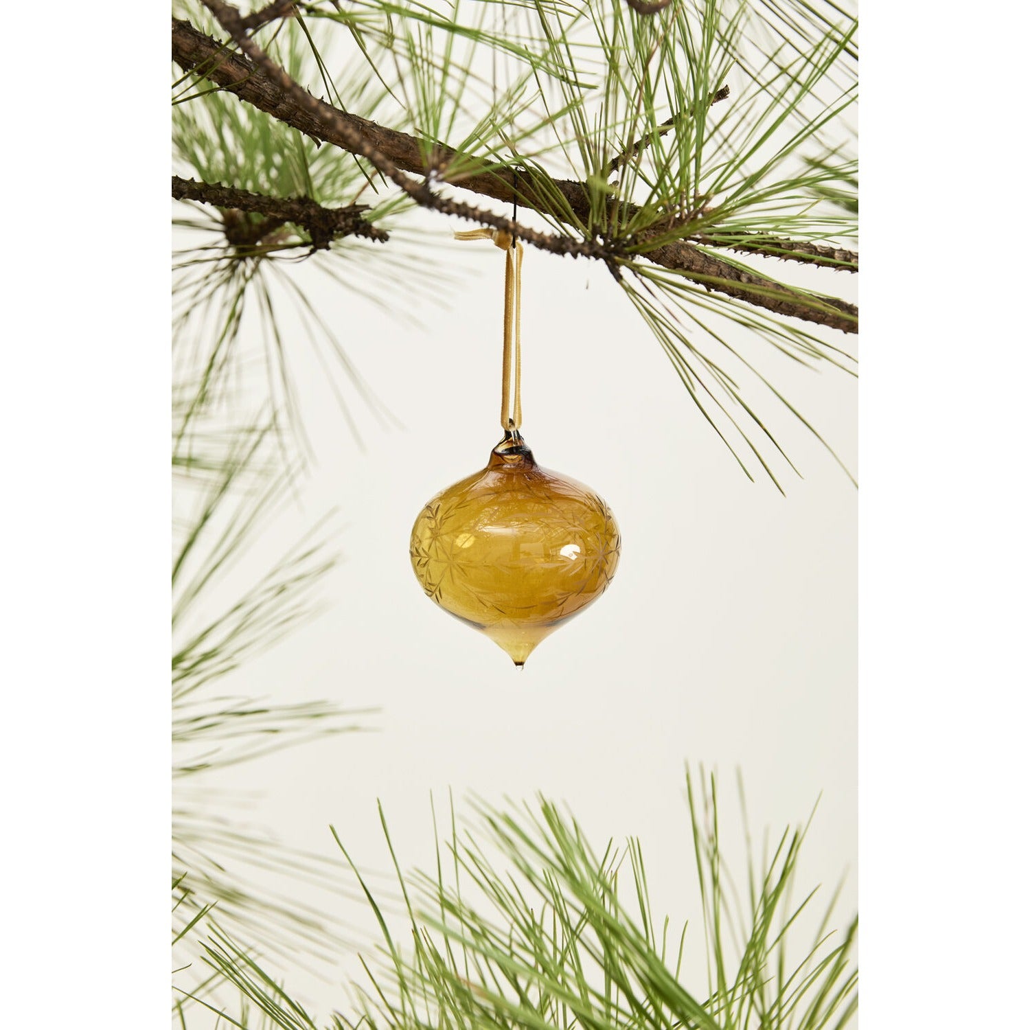 Etched Bauble Ornament - Set of 6