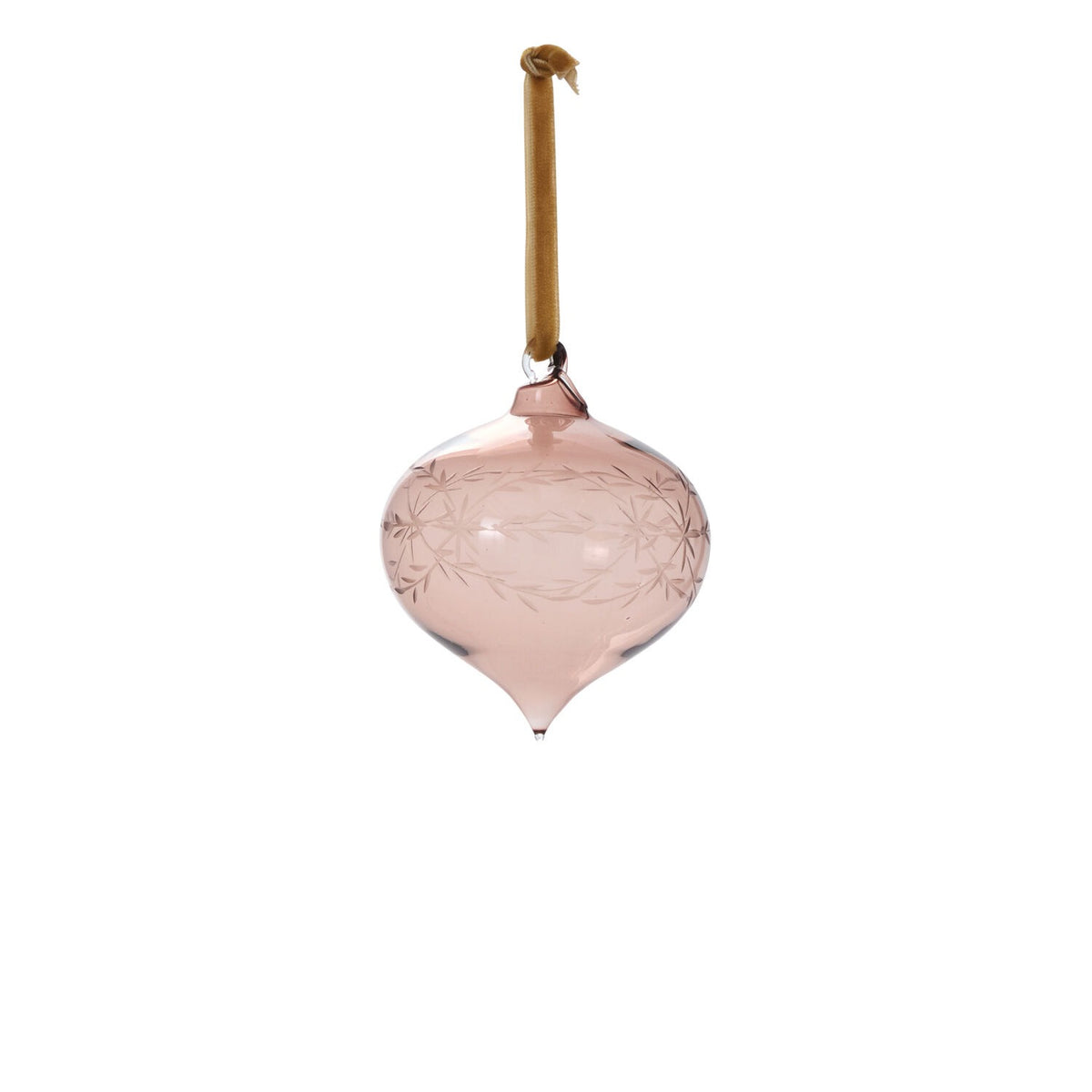 Etched Bauble Ornament - Set of 6