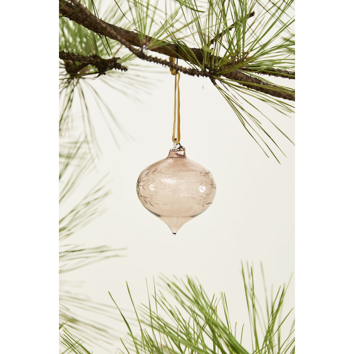 Etched Bauble Ornament - Set of 6