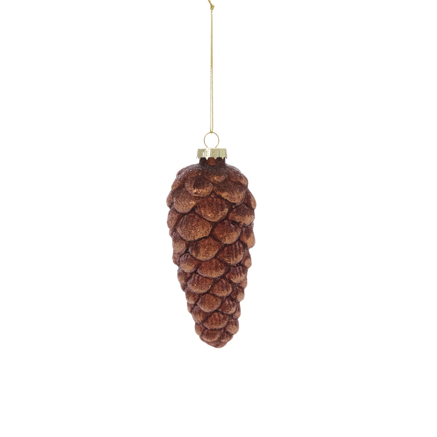 Frosted Pinecone Ornament - Set of 6