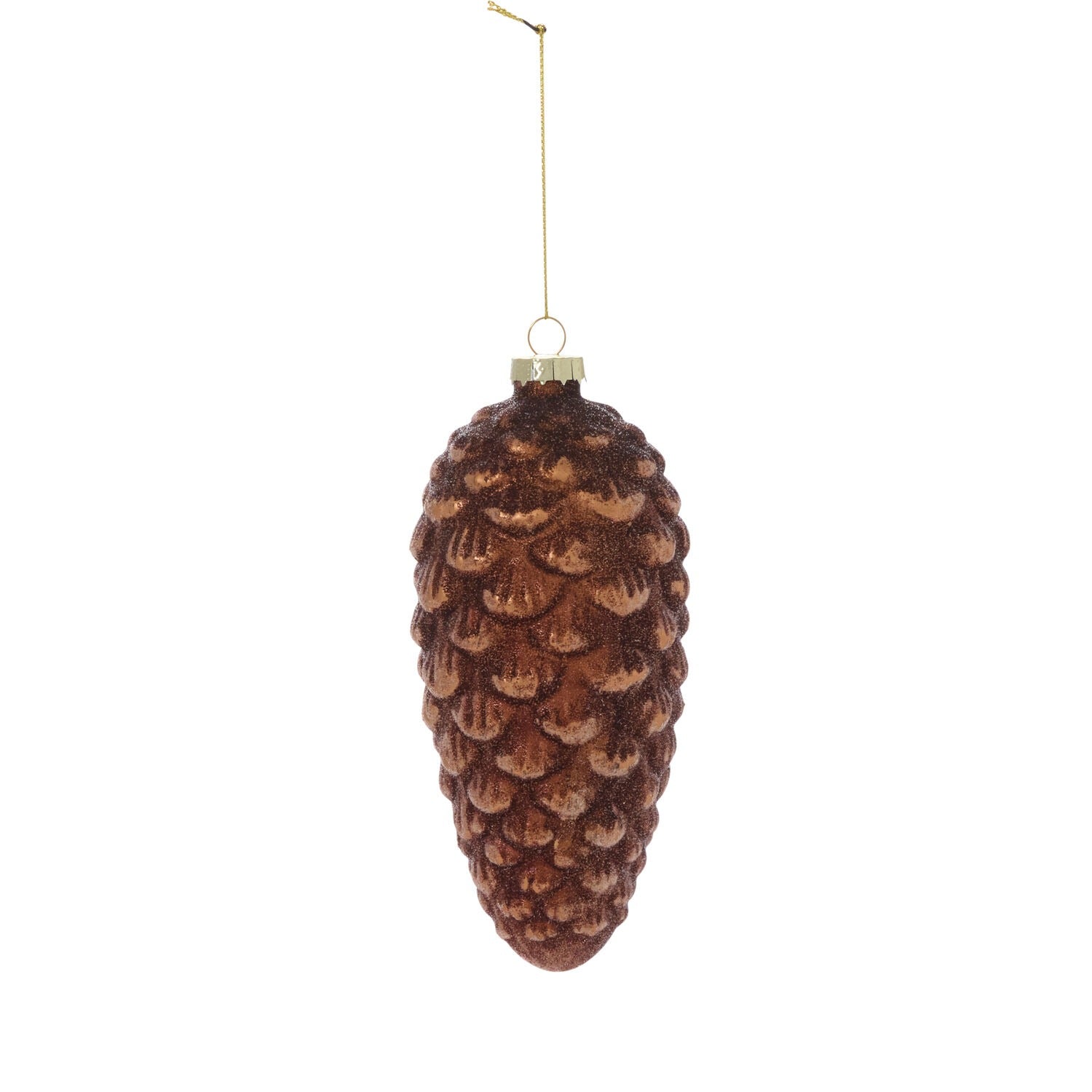 Frosted Pinecone Ornament - Set of 6