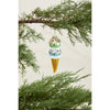 Dessert First Ice Cream Cone Ornament - Set of 6