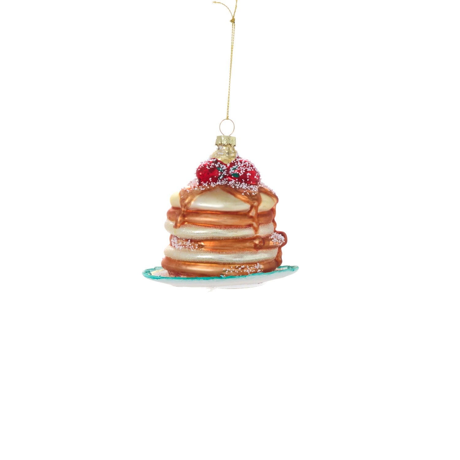 Dessert First Pancake Ornament - Set of 6