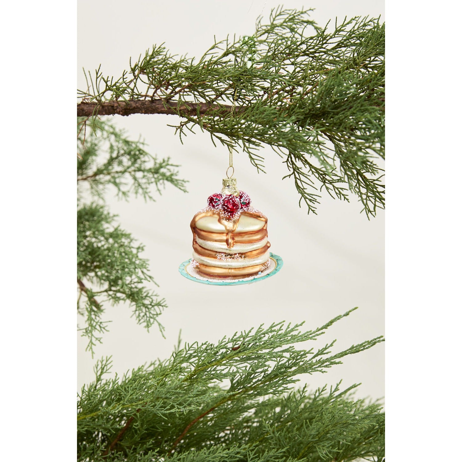 Dessert First Pancake Ornament - Set of 6