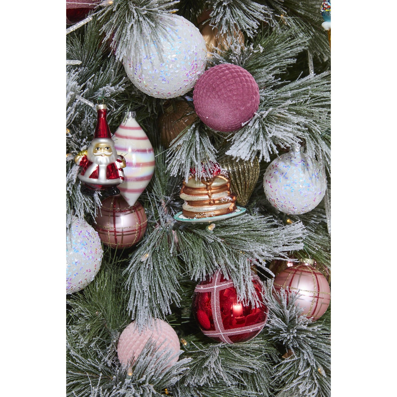 Dessert First Pancake Ornament - Set of 6